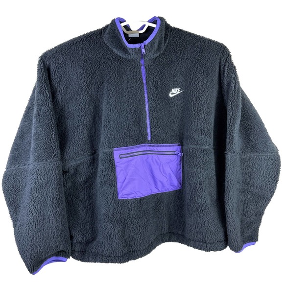関税/送料込★ Nike Club Fleece+ Half Zip Anorak Nike Men's Club+ Fleece Winter Half-Zip Anorak Jacket